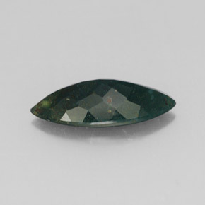 Bloodstone Gemstone in 15.1 x 6.7 mm Size for Sale, Bloodstone Stone in Spotted Green Color