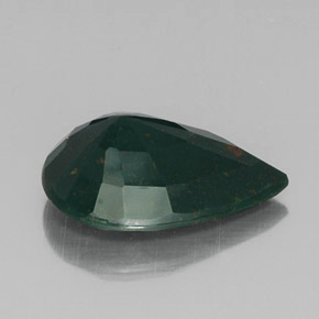 Bloodstone Gemstone in 17.1 x 12.3 mm Size for Sale, Bloodstone Stone in Spotted Green Color