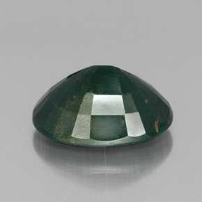 Bloodstone Gemstone in 16 x 12 mm (calibrated) Size for Sale, Bloodstone Stone in Spotted Green Color