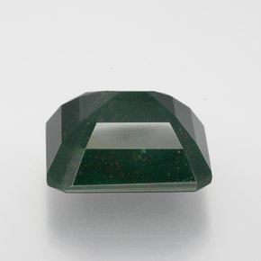 Bloodstone Gemstone in 14.8 x 12.3 mm Size for Sale, Bloodstone Stone in Spotted Green Color