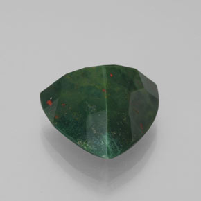 Bloodstone Gemstone in 14 x 14 mm (calibrated) Size for Sale, Bloodstone Stone in Spotted Green Color