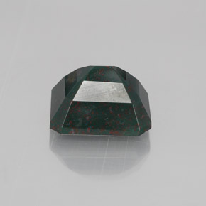 Bloodstone Gemstone in 11 x 9 mm (calibrated) Size for Sale, Bloodstone Stone in Spotted Green Color
