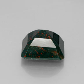 Bloodstone Gemstone in 11.7 x 10.5 mm Size for Sale, Bloodstone Stone in Green Color