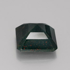 Bloodstone Gemstone in 11.5 x 11.5 mm Size for Sale, Bloodstone Stone in Spotted Green Color