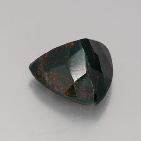 Bloodstone Gemstone in 12 x 12 mm (calibrated) Size for Sale, Bloodstone Stone in Spotted Green Color