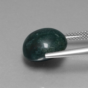 Bloodstone Gemstone in 13 mm (calibrated) Size for Sale, Bloodstone Stone in Deep Green Color