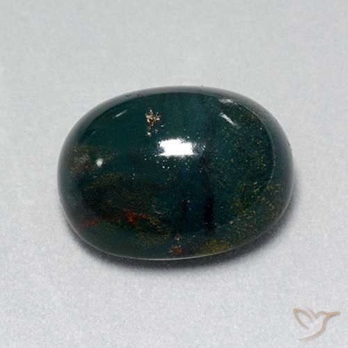 Bloodstone Gemstone in 15 x 12.7 mm Size for Sale, Bloodstone Stone in Multicolor Color