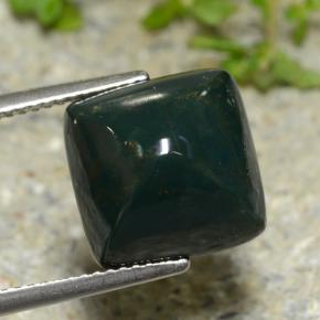 8.4ct Square Sugarloaf Cabochon Green Bloodstone for sale thumb image of 8.4ct Square Sugarloaf Cabochon Green Bloodstone (ID: 474364)