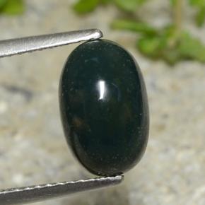 2.9ct Oval Cabochon Green Bloodstone Gem for sale 2.9ct Oval Cabochon Green Bloodstone Gem (ID: 474366)
