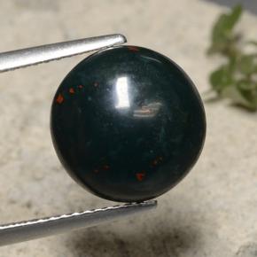 5ct Round Cabochon Green Bloodstone Gem for sale 5ct Round Cabochon Green Bloodstone Gem (ID: 474459)