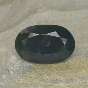 5.5ct Oval Facet Spotted Green Bloodstone Gem for sale 5.5ct Oval Facet Spotted Green Bloodstone Gem (ID: 478431)