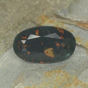 4ct Oval Facet Spotted Green Bloodstone for sale thumb image of 4ct Oval Facet Spotted Green Bloodstone (ID: 478503)