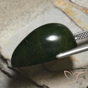 Bloodstone Gemstone in 20.5 x 12.4 mm Size for Sale, Bloodstone Stone in Multicolor Color
