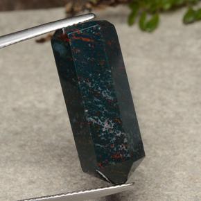 Bloodstone Gemstone in 24.3 x 10 mm Size for Sale, Bloodstone Stone in Multicolor Color