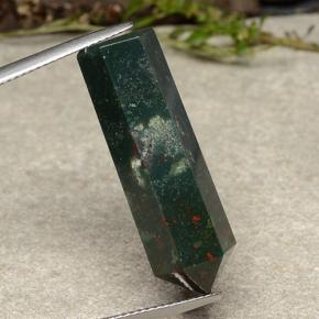 Bloodstone Gemstone in 29.2 x 9.6 mm Size for Sale, Bloodstone Stone in Multicolor Color