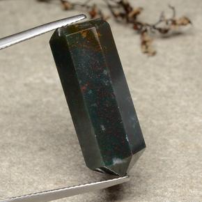 Bloodstone Gemstone in 26.3 x 10.3 mm Size for Sale, Bloodstone Stone in Multicolor Color