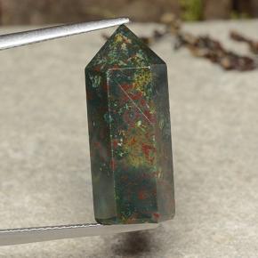 14.3ct Pencil Multicolor Bloodstone for sale thumb image of 14.3ct Pencil Multicolor Bloodstone (ID: 485355)
