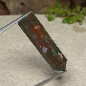 Bloodstone Gemstone in 27.9 x 7.7 mm Size for Sale, Bloodstone Stone in Multicolor Color