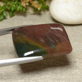 Bloodstone Gemstone in 22.9 x 18.3 mm Size for Sale, Bloodstone Stone in Multicolor Color