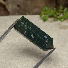 Bloodstone Gemstone in 23.9 x 9.4 mm Size for Sale, Bloodstone Stone in Multicolor Color