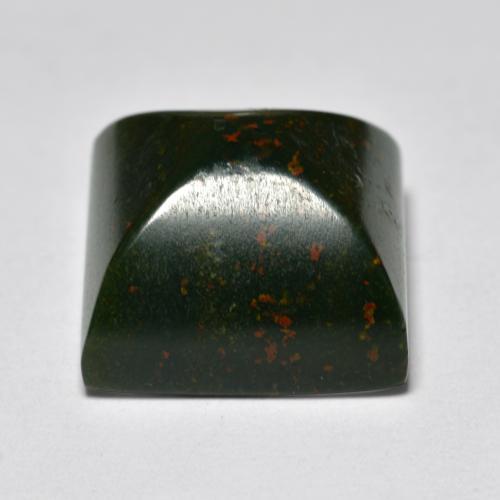 Bloodstone Gemstone in 12 x 12 mm (calibrated) Size for Sale, Bloodstone Stone in Green and Red Color