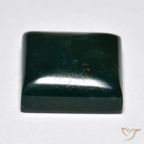 Bloodstone Gemstone in 13 x 13 mm (calibrated) Size for Sale, Bloodstone Stone in Multicolor Color