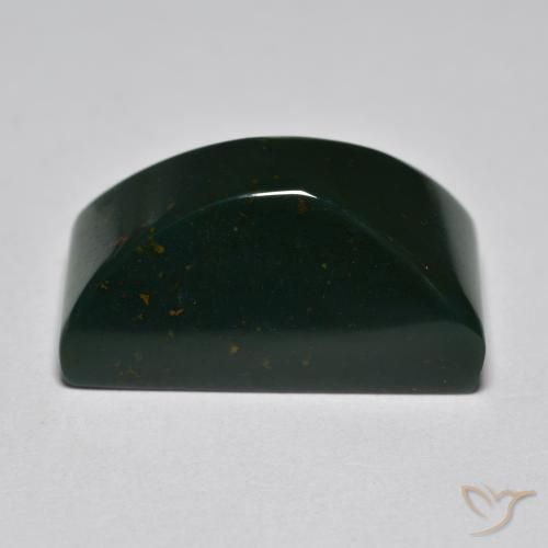 Bloodstone Gemstone in 18.7 x 9.6 mm Size for Sale, Bloodstone Stone in Multicolor Color