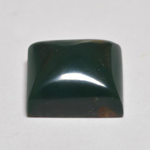 Bloodstone Gemstone in 10 x 10 mm (calibrated) Size for Sale, Bloodstone Stone in Deep Green Color