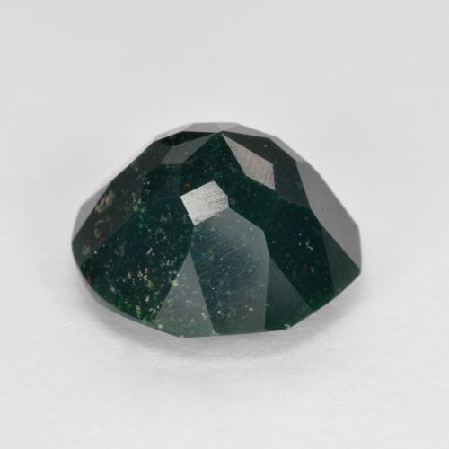 Bloodstone Gemstone in 11 mm (calibrated) Size for Sale, Bloodstone Stone in Deep Green Color