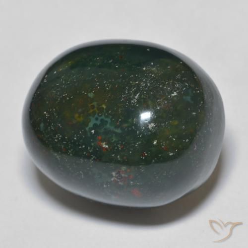 24.76 ct Oval Bloodstone, 18.6 x 15.5 mm From Madagascar, Photo A