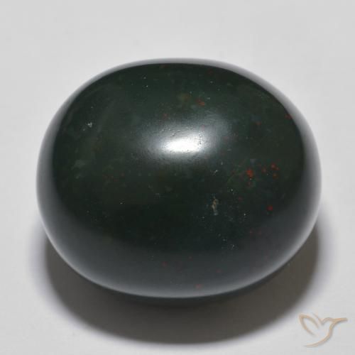 29.31 ct Oval Bloodstone, 19.2 x 16.1 mm From Madagascar, Photo A