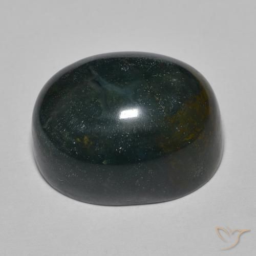 Bloodstone Gemstone in 19.1 x 15 mm Size for Sale, Bloodstone Stone in Multicolor Color