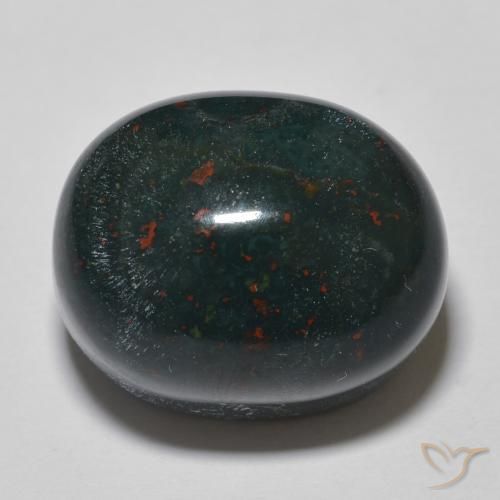 26.03 ct Oval Bloodstone, 18.2 x 14.5 mm From Madagascar, Photo A