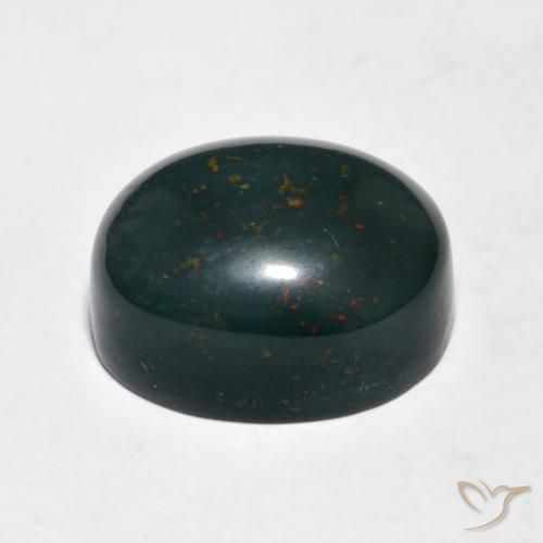 Bloodstone Gemstone in 14 x 12 mm (calibrated) Size for Sale, Bloodstone Stone in Multicolor Color