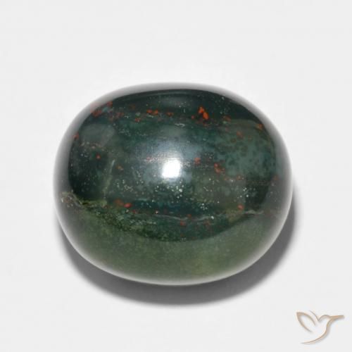 14.34 ct Oval Bloodstone, 15.8 x 13 mm From Madagascar, Photo A