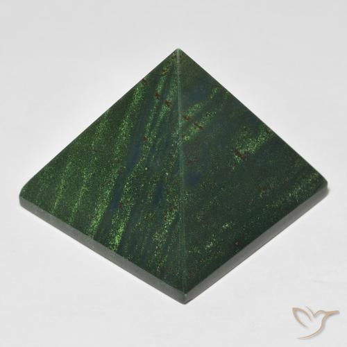 Bloodstone Gemstone in 28.6 x 28.4 mm Size for Sale, Bloodstone Stone in Multicolor Color