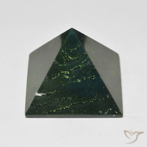 113.40ct Natural Dark Green Bloodstone, Square, Opaque