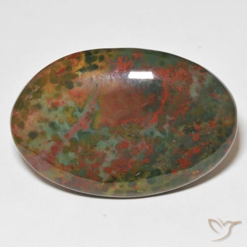 36.11 ct Oval Bloodstone, 34.1 x 22.5 mm From Madagascar, Photo A