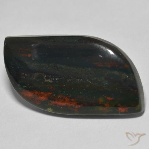 26.95ct Natural Green and Red Bloodstone, Fancy, Opaque