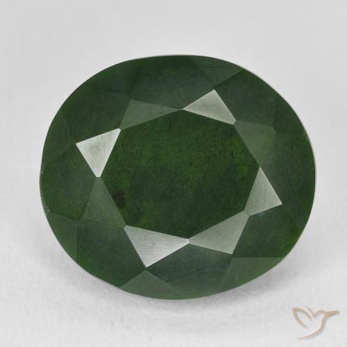 11.32ct Natural Multicolor Green Bloodstone, Oval, Opaque