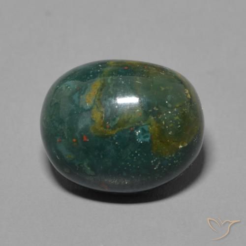 4.64ct Natural Dark Green Bloodstone, Oval, Opaque