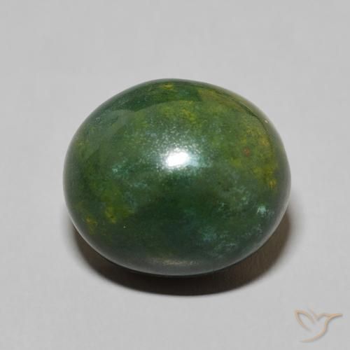 8.75ct Natural Deep Green Bloodstone, Oval, Opaque