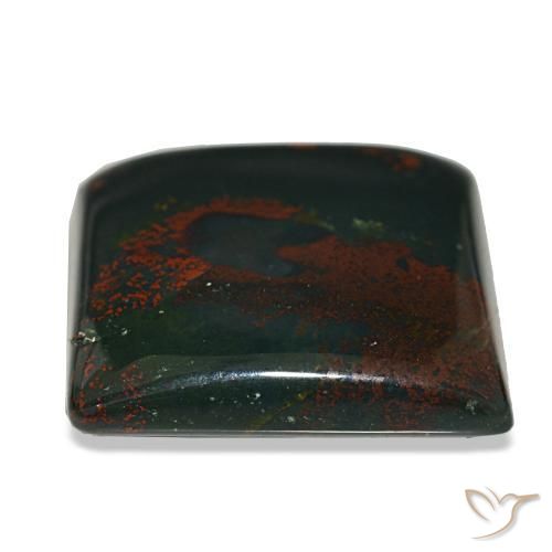 Bloodstone Gemstone in 19 x 19 mm (calibrated) Size for Sale, Bloodstone Stone in Multicolor Green Color