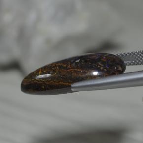 Boulder Opal Gemstone in 23.5 x 13.5 mm Size for Sale, Boulder Opal Stone in Multicolor Color