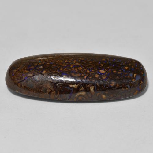 Boulder Opal Gemstone in 27.9 x 12.8 mm Size for Sale, Boulder Opal Stone in Multicolor Color