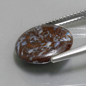 Boulder Opal Gemstone in 13 mm (calibrated) Size for Sale, Boulder Opal Stone in Multicolor Color