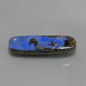 2.10 ct Multicolor Boulder Opal Stone, Natural Boulder Opal in Fancy Cabochon Shape for Sale