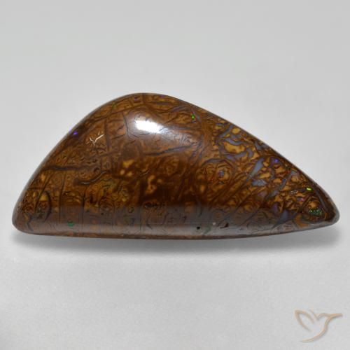 Multicolor Boulder Opal Gem - 13.5ct Fancy Cabochon (ID: 365223)