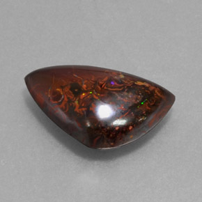 9.92 ct Multicolor Boulder Opal Stone, Natural Boulder Opal in Fancy Cabochon Shape for Sale