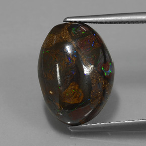 15.5ct Fancy Cabochon Multicolor Boulder Opal Gem for sale 15.5ct Fancy Cabochon Multicolor Boulder Opal Gem (ID: 420674)